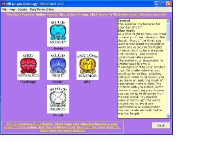Download MB Mayan Astrology Birth Chart