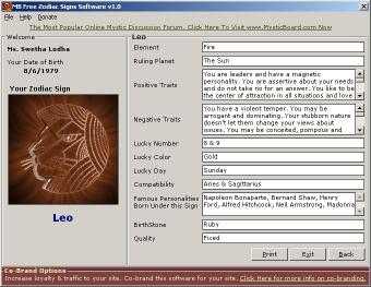 Download MB Zodiac Signs Software