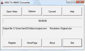 Download MKV To WMV Converter