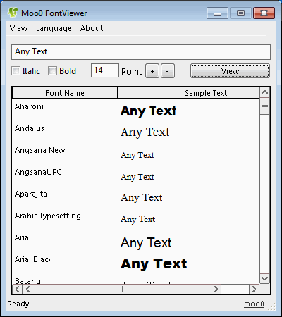 font viewer online free