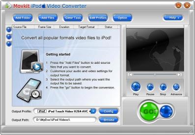 Download Movkit iPod Video Converter