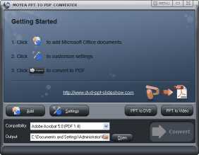 Download Moyea Free PPT to PDF Converter