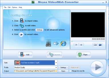 Download Moyea Video4Web Converter