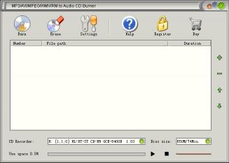 Download MP3/AVI/MPEG/WMV/RM to Audio CD Burner