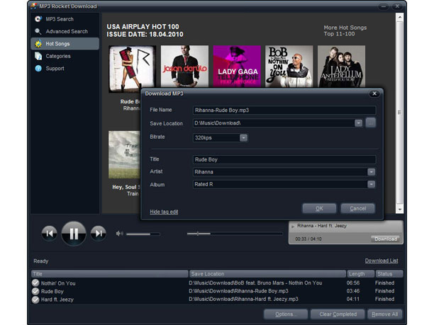 MP3 Rocket Download standaloneinstaller com