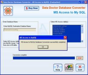 Download MS Access DB to MySQL Conversion tool