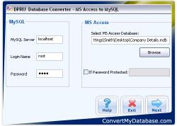 Download MS Access to MySQL Conversion Utility