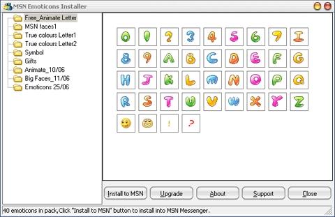 Download MSN Emoticons Installer