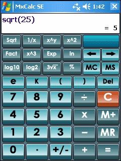 Download MxCalcSE Financial-Scientific Calculator