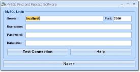 Download MySQL Find and Replace Software