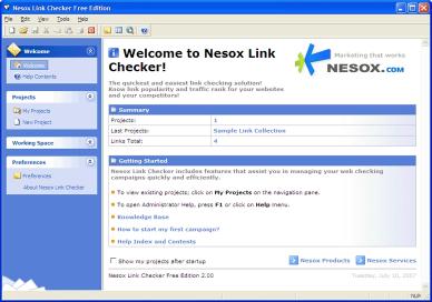 Download Nesox Link Checker Free Edition