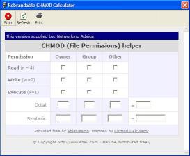 Download Networking CHMOD Calculator