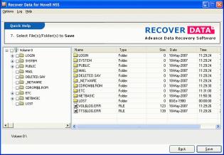 Download Novell NSS Data Recovery