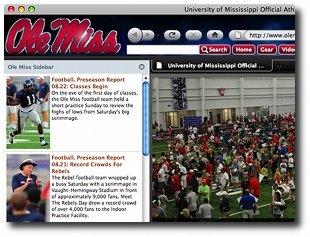 Download Ole Miss Internet Explorer Browser Theme