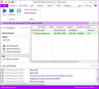 Download OneNote Password Recovery