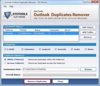 Download Outlook Duplicate Contact Remover