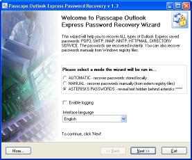 Download Outlook Express Password Recovery