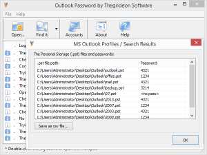Outlook Password by Thegrideon