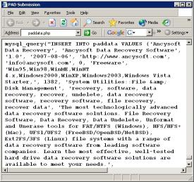 Download PAD Software Database