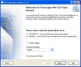 Download Passcape Win CD Keys