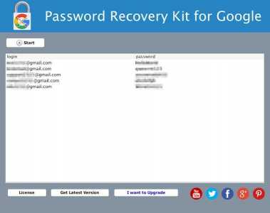 Password Recovery Kit for Google