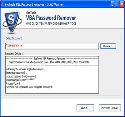 Download Password Recovery VBA