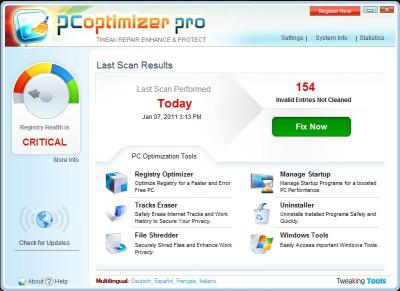 Download PC Optimizer Pro