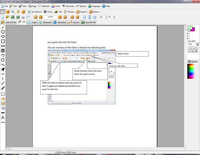 Download PDF Editor Objects