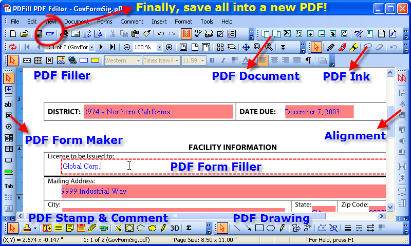 free pdf editor and free pdf form filler