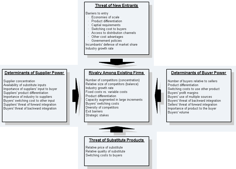 Porter Five Forces Advanced Software