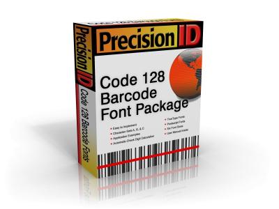Download PrecisionID Code 128 Barcode Fonts