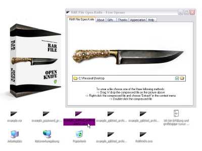 Download RAR File Open Knife