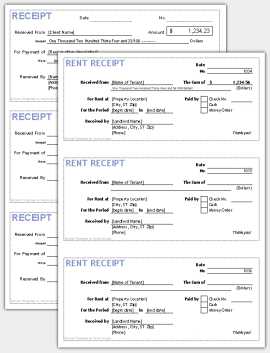 receipt templates for excel standaloneinstallercom