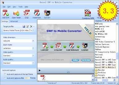 recool swf to video converter