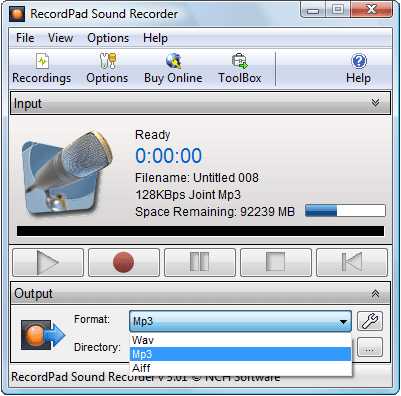 download of recordpad nch software
