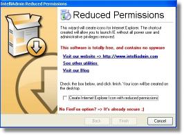 Download Reduced Permissions