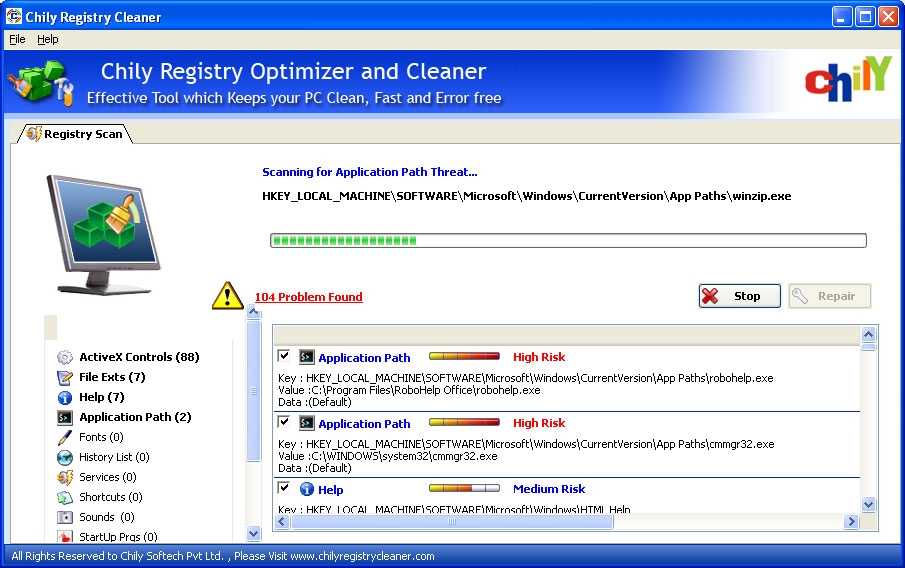 free registry repair for windows 10