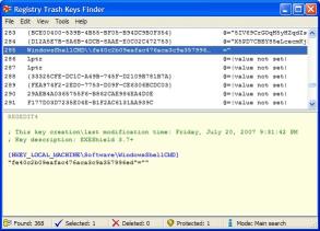Download Registry Trash Keys Finder