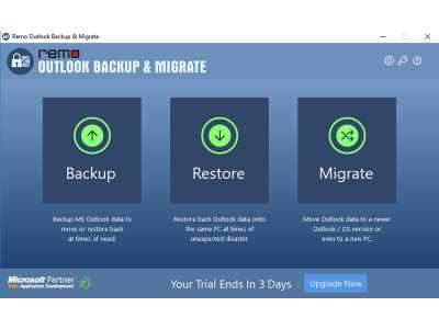 Remo Outlook Backup and Migrate