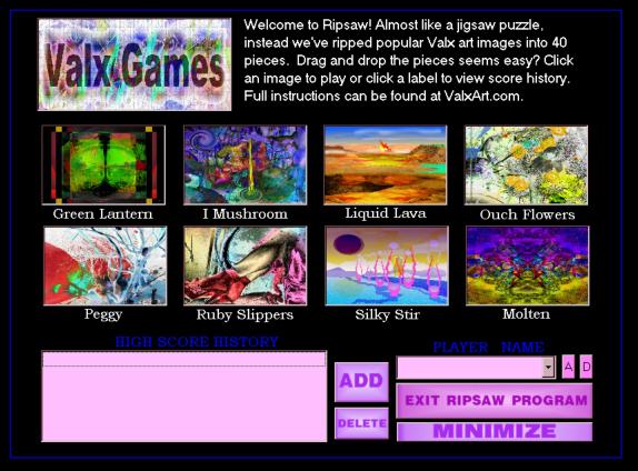Download RipSaw3 Abstract Art Puzzle