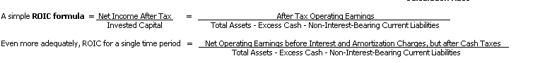 ROIC Return on Invested Capital (MEGA)