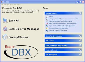 Download ScanDBX for Outlook Express