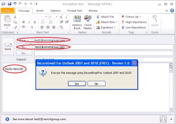 Download SecureEmail for Outlook 2010
