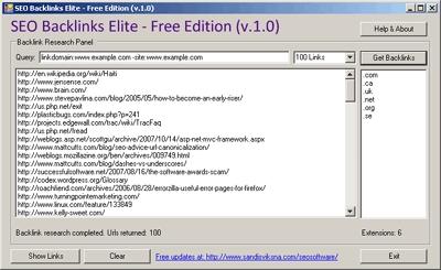 Download SEO Backlinks Elite Software