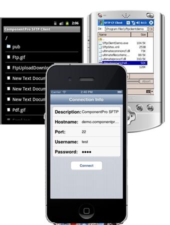 Download SFTP Component for .NET CF, Android, iOS