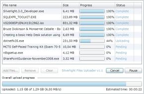 Download Silverlight Files Uploader