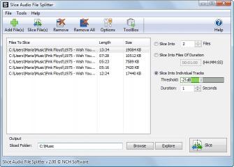 Download Slice Audio File Splitter