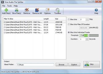 Download Slice Free Audio File Splitter