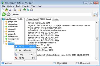 Download SoftFuse Whois