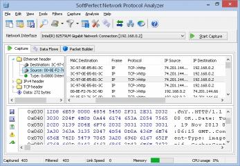 Download SoftPerfect Network Protocol Analyzer